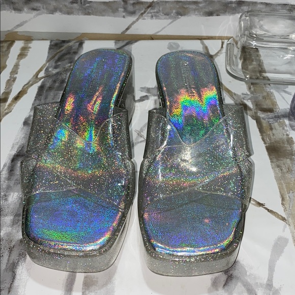 Jeffery Campbell Bubblegum Platform Sandals - Picture 3 of 6